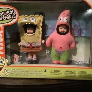 2004 Spongebob barbies NEVER OPENED